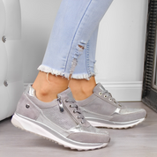 Sneakers Orthopedic con Zip e Suola Ammortizzata per Comfort Quotidiano 0
