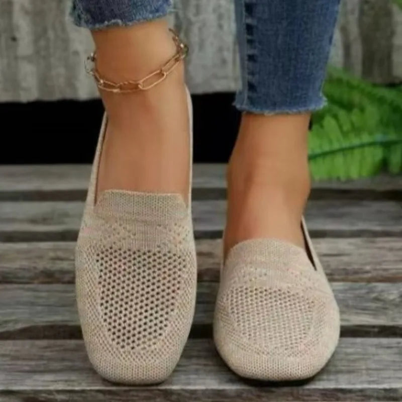 Sneakers casual comode da donna, in mesh leggero 1