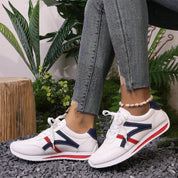 Sneakers casual comode da donna, leggere e traspiranti, sintetiche 5
