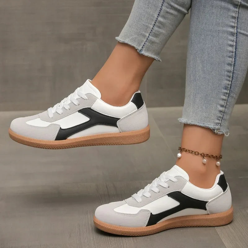Sneakers casual comode da donna, materiale leggero e traspirante 1