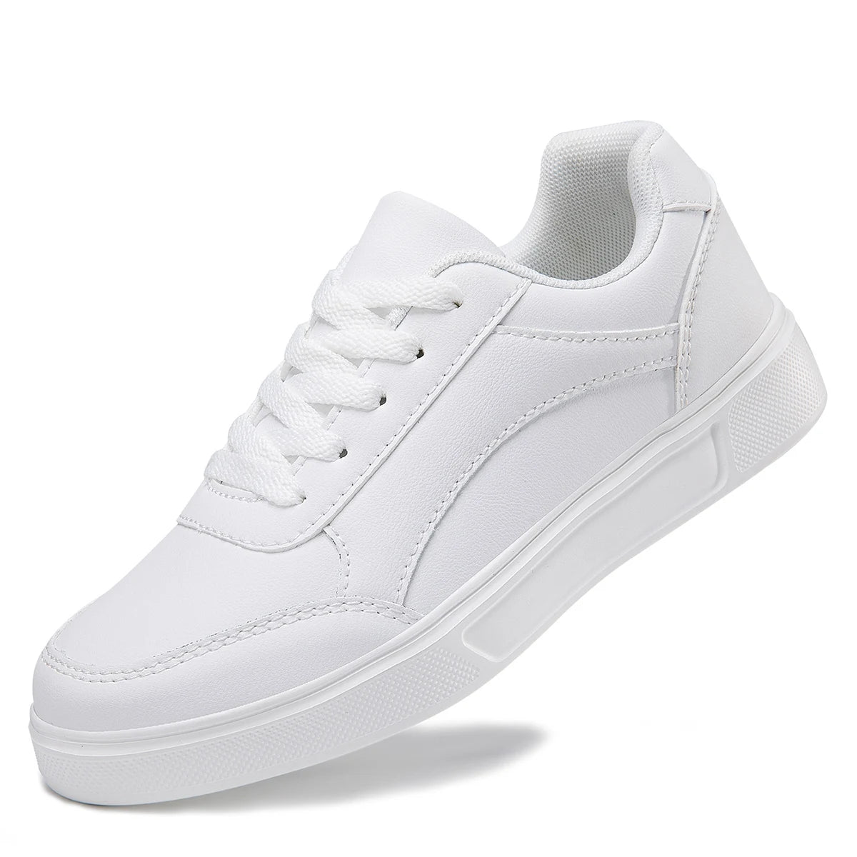 Sneakers comode da donna con plateau casual in similpelle 0