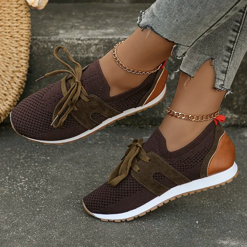 Sneakers da donna comode in maglia, calzature leggere ed eleganti 1