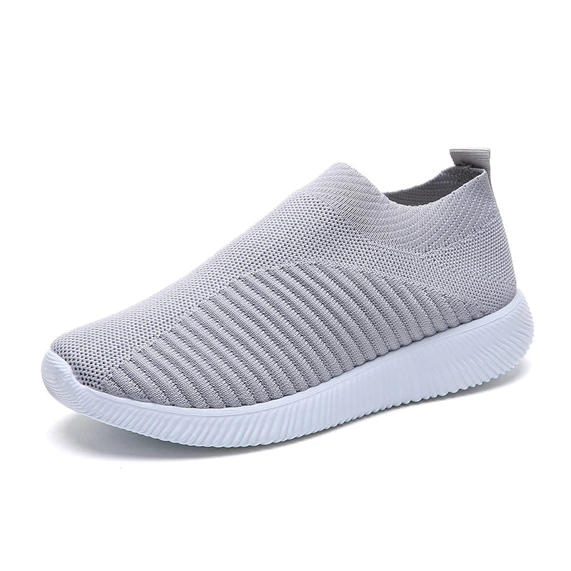 Sneakers slip-on da donna in maglia di gomma traspirante per un comfort che dura tutto il giorno 6
