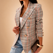 Blazer Donna — Aderente Tasche Dettagli Eleganti