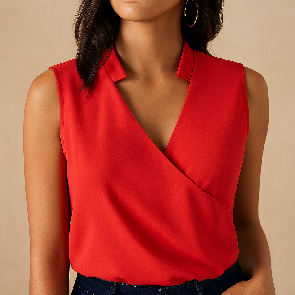 Top estivo senza maniche con vestibilità comoda per donna | Elvira 2