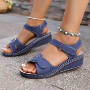 Sandali ortopedici con zeppa da donna - Eleganza e comfort per l'estate