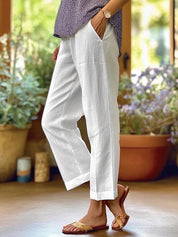 Pantaloni Donna Estivi — Leggeri Vestibilità Ampia Eleganti