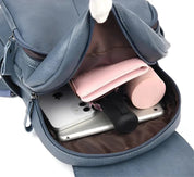 Zaino da viaggio da uomo, spazioso e resistente, in tessuto 1