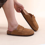 Zoccoli classici da donna, comodi e slip-on, design in sughero 3