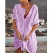 Copricostume Donna Midi — Leggero Traspirante per Spiaggia