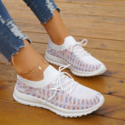 Sneakers Donna Slip-On — Maglia Traspirante Leggere